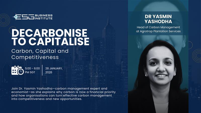 Decarbonise to Capitalise : Carbon, Capital, and Competitiveness