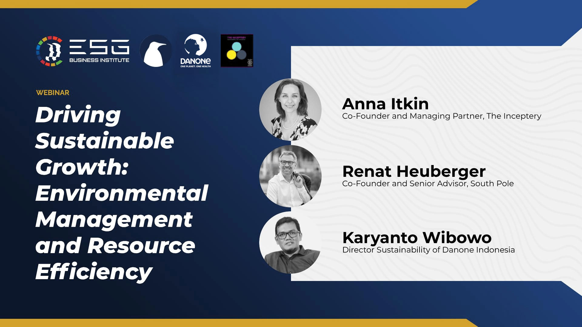 Environmental management and resource efficiency with Anna, Renat, and Karyanto