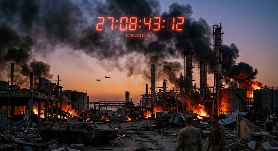 War and the Carbon Clock: Counting the Hidden Climate Cost of the US–Iran Conflict